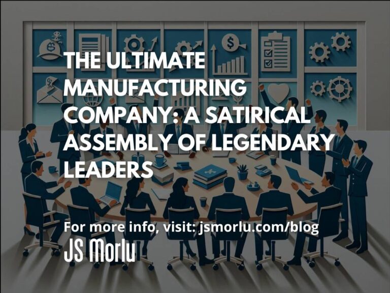 The Ultimate Manufacturing Company: A Satirical Assembly of Legendary Leaders