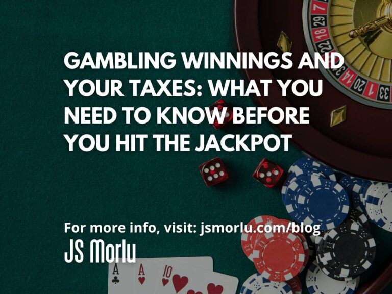Gambling Winnings and Your Taxes: What You Need to Know Before You Hit the Jackpot