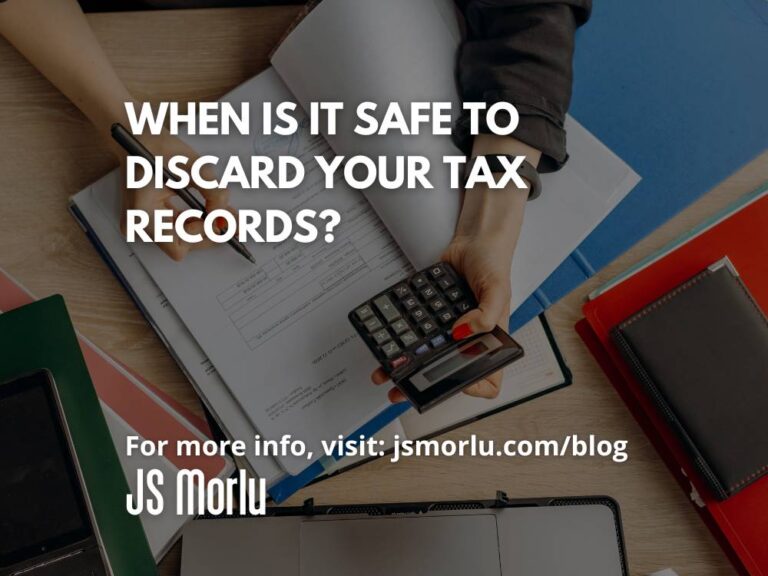 When Is It Safe to Discard Your Tax Records?
