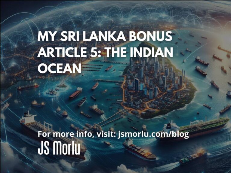 My Sri Lanka Bonus Article 5: The Indian Ocean