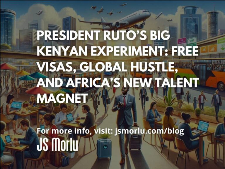 President Ruto’s Big Kenyan Experiment: Free Visas, Global Hustle, and Africa’s New Talent Magnet
