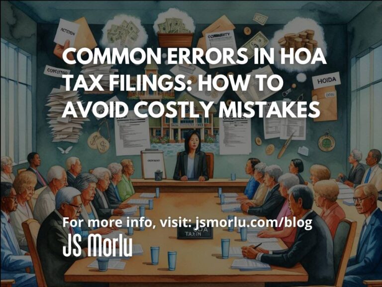 Common Errors in HOA Tax Filings: How to Avoid Costly Mistakes