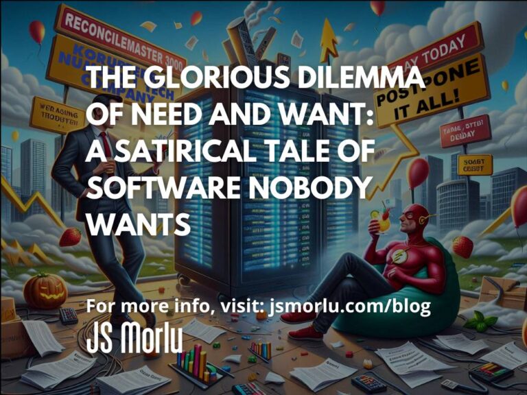 The Glorious Dilemma of Need and Want: A Satirical Tale of Software Nobody Wants