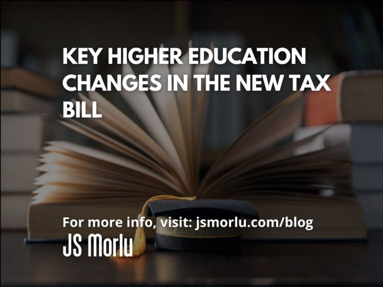 Key Higher Education Changes in the New Tax Bill