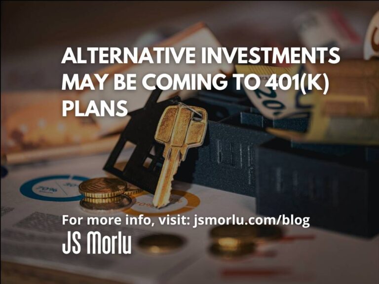 Alternative Investments May Be Coming to 401(k) Plans