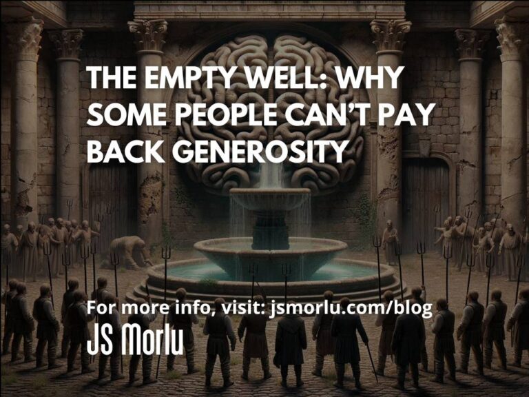 The Empty Well: Why Some People Can’t Pay Back Generosity