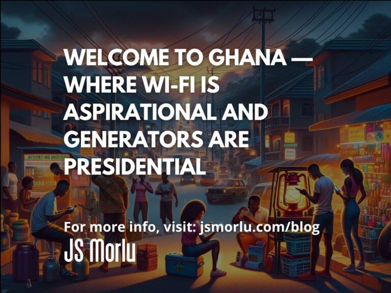 Welcome to Ghana — Where Wi-Fi Is Aspirational and Generators Are Presidential