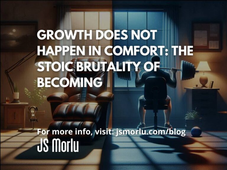 Growth Does Not Happen in Comfort: The Stoic Brutality of Becoming