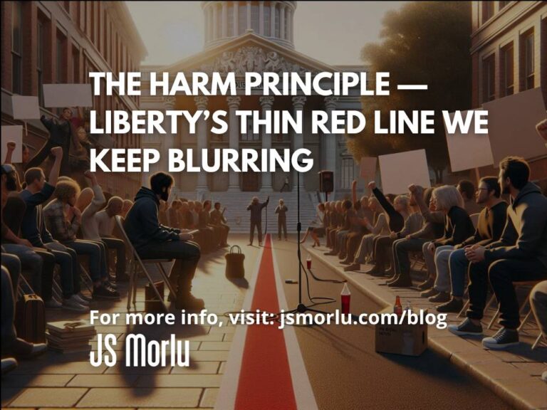 The Harm Principle — Liberty’s Thin Red Line We Keep Blurring