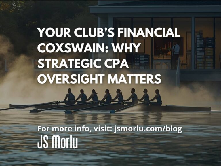 Your Club’s Financial Coxswain: Why Strategic CPA Oversight Matters