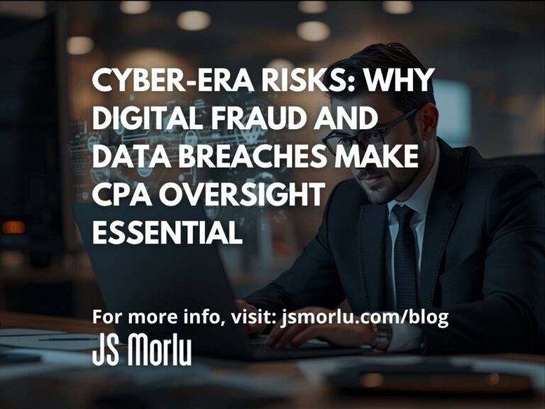 Cyber-Era Risks: Why Digital Fraud and Data Breaches Make CPA Oversight Essential