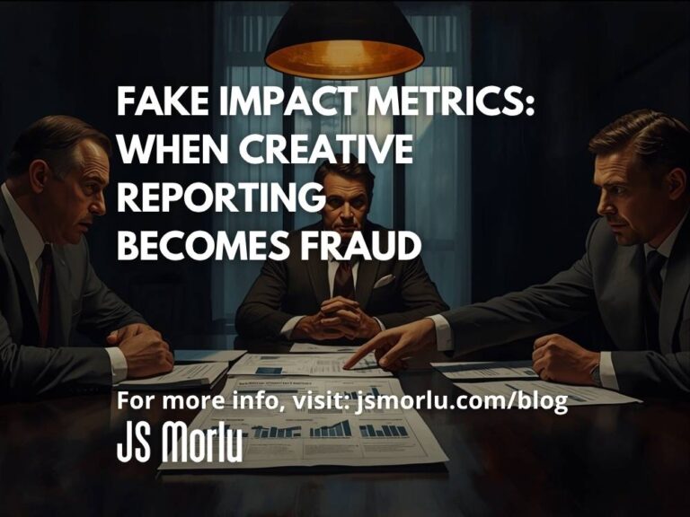 Fake Impact Metrics: When Creative Reporting Becomes Fraud