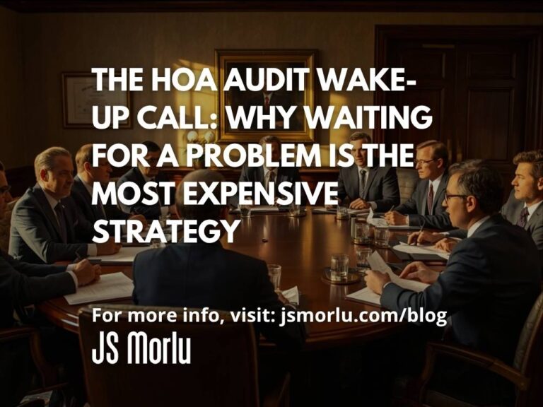 The HOA Audit Wake-Up Call: Why Waiting for a Problem Is the Most Expensive Strategy