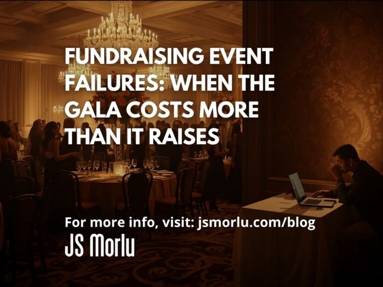 Fundraising Event Failures: When the Gala Costs More Than It Raises
