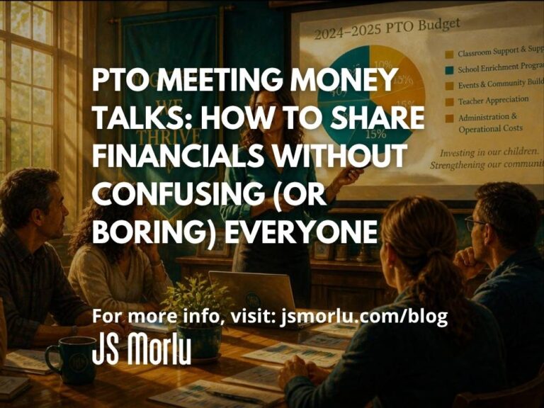 PTO Meeting Money Talks: How to Share Financials Without Confusing (or Boring) Everyone