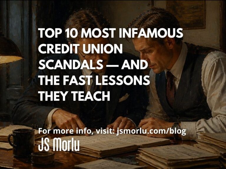 Top 10 Most Infamous Credit Union Scandals — And the Fast Lessons They Teach