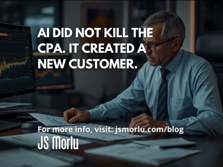 AI Did Not Kill the CPA. It Created a New Customer.