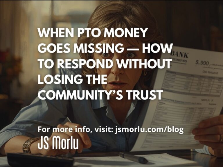 When PTO Money Goes Missing — How to Respond Without Losing the Community's Trust