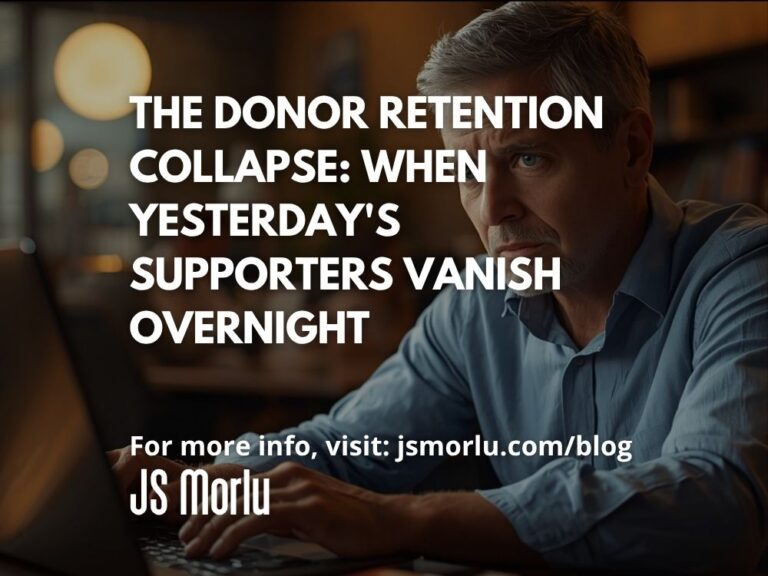 The Donor Retention Collapse: When Yesterday's Supporters Vanish Overnight
