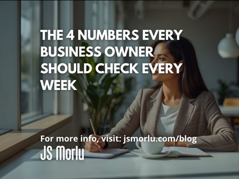 The 4 Numbers Every Business Owner Should Check Every Week