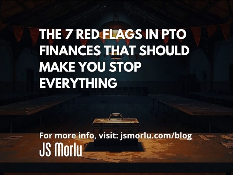 The 7 Red Flags in PTO Finances That Should Make You Stop Everything