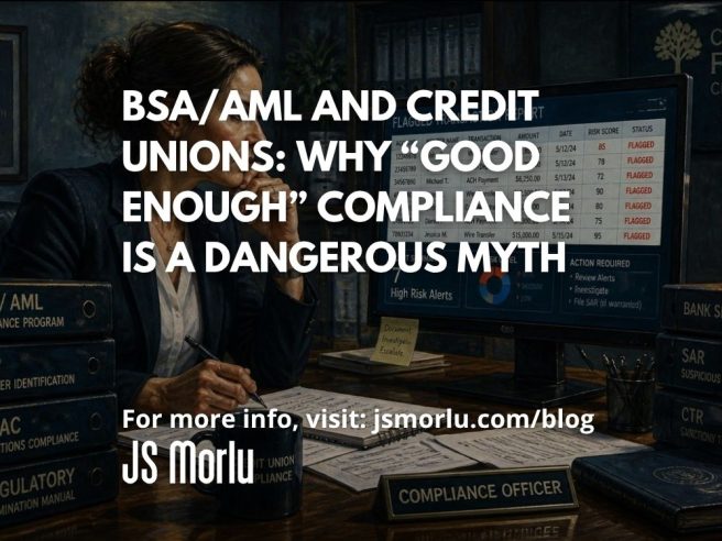 BSA/AML and Credit Unions: Why “Good Enough” Compliance Is a Dangerous Myth