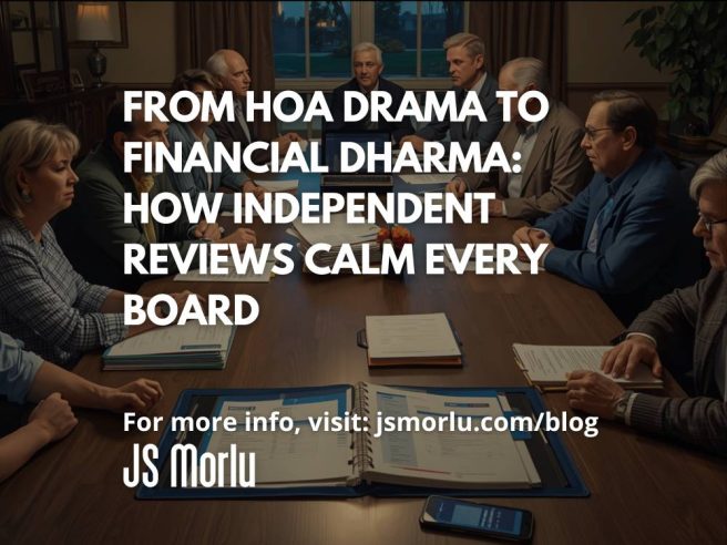 From HOA Drama to Financial Dharma: How Independent Reviews Calm Every Board