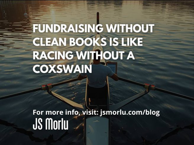 Fundraising Without Clean Books is Like Racing Without a Coxswain