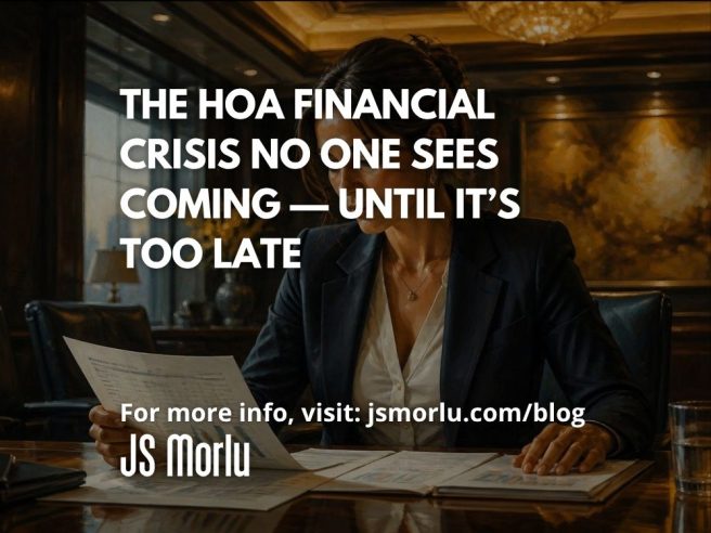 The HOA Financial Crisis No One Sees Coming — Until It’s Too Late