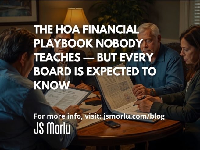 The HOA Financial Playbook Nobody Teaches — But Every Board Is Expected to Know