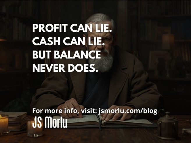Profit Can Lie. Cash Can Lie. But Balance Never Does.