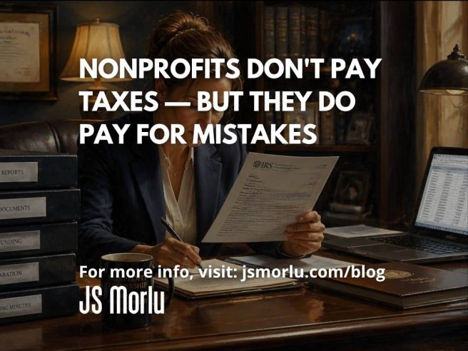 Nonprofits Don't Pay Taxes — But They Do Pay for Mistakes