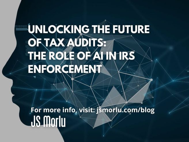 A woman's profile silhouette overlaid with abstract polygonal space featuring interconnected dots and lines - Tax audits.