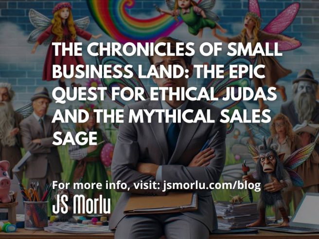 The Chronicles of Small Business Land: The Epic Quest for Ethical Judas and the Mythical Sales Sage