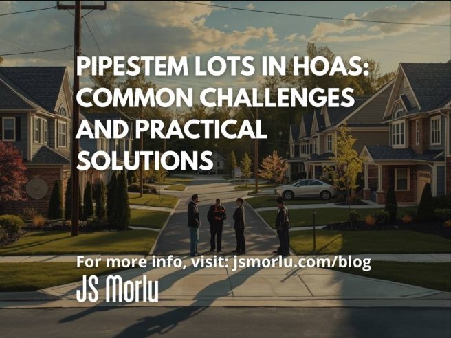 Pipestem Lots in HOAs: Small Access, Big Governance Questions
