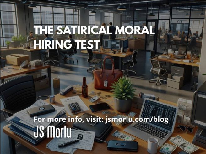 The Satirical Moral Hiring Test