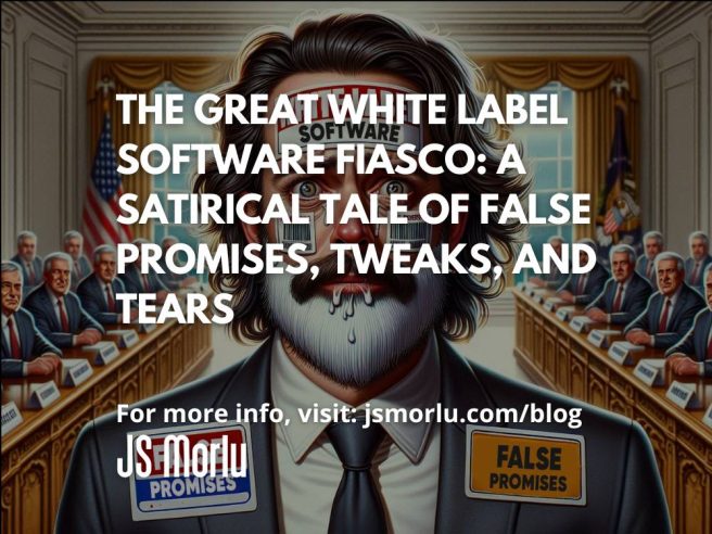 The Great White Label Software Fiasco: A Satirical Tale of False Promises, Tweaks, and Tears