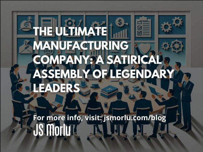 The Ultimate Manufacturing Company: A Satirical Assembly of Legendary Leaders